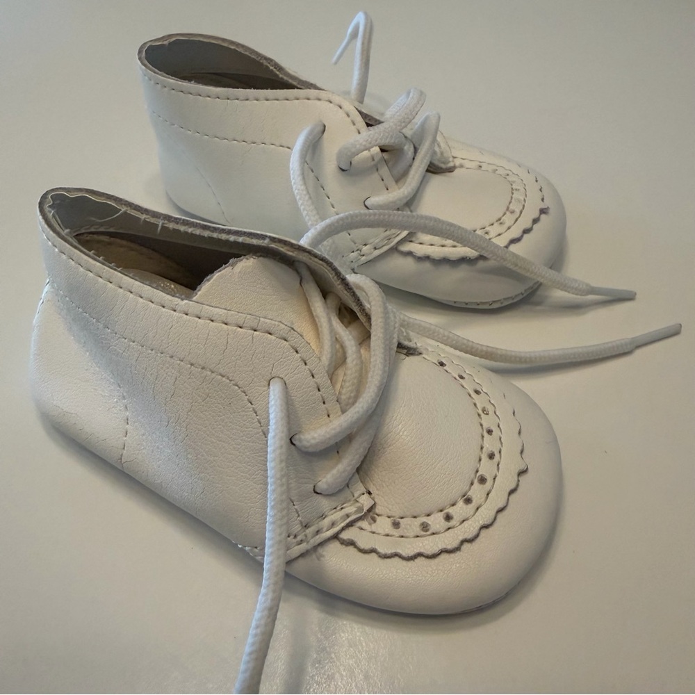 Vintage Baby Lace-Up Shoes